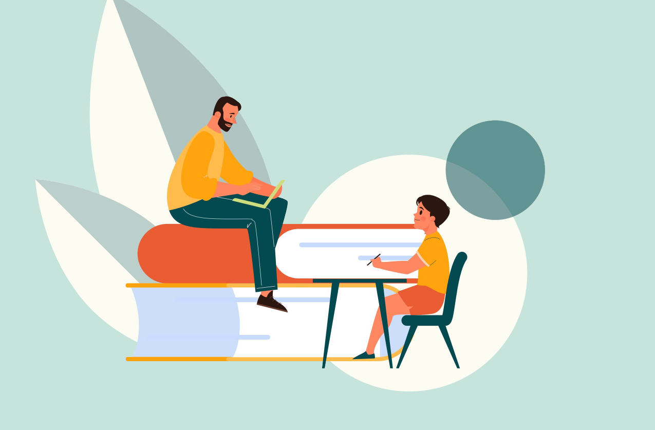 Coaching illustratie